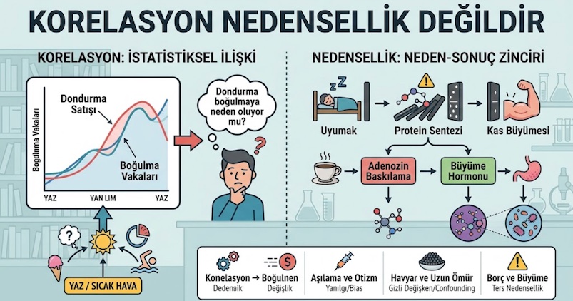 Korelasyon Nedensellik Değildir